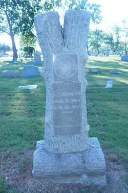 Tombstone of G. T. Bowers.